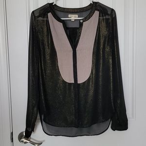 Silence + Noise Long Sleeve Blouse